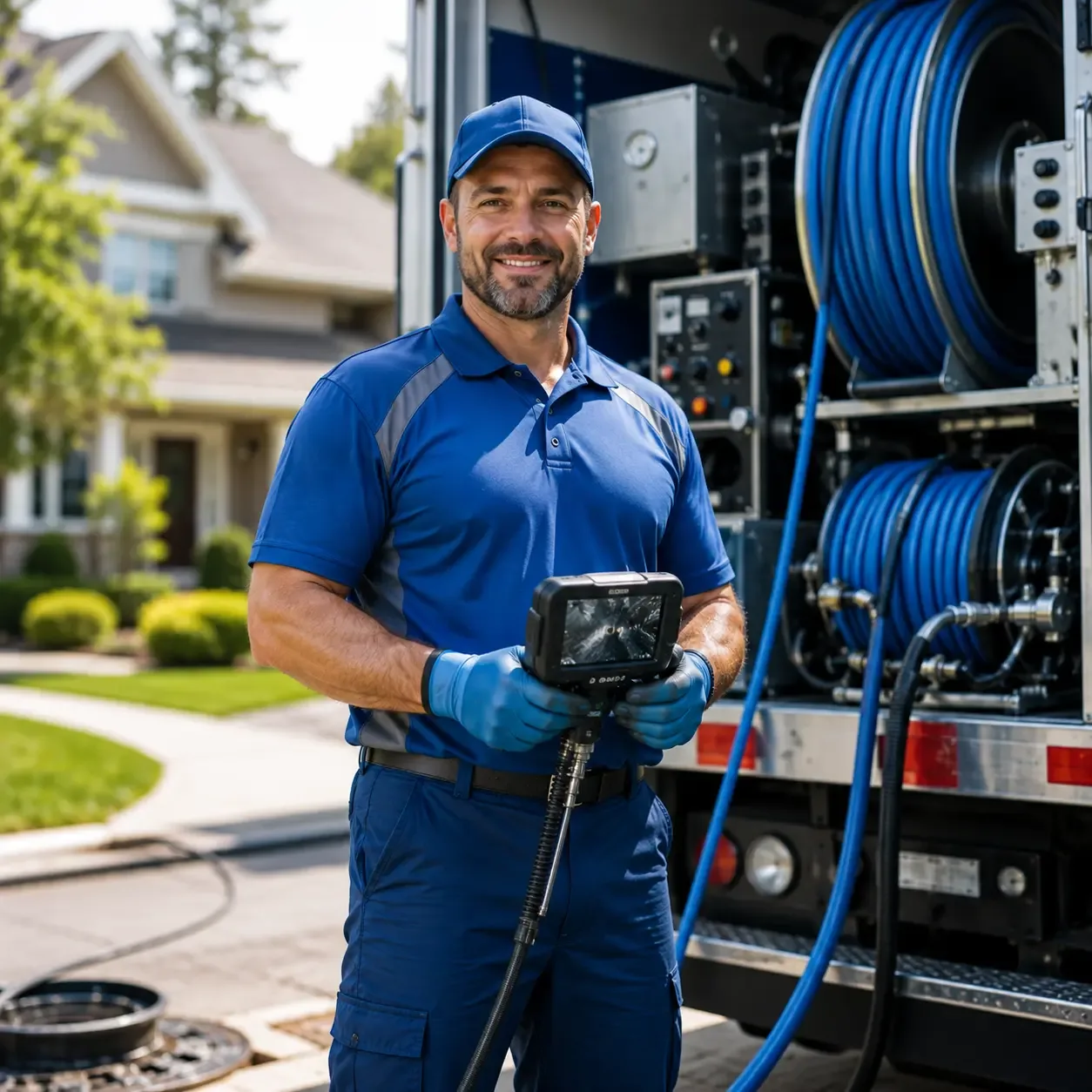 Local outdoor drain cleaning specialists in Plain City, OH